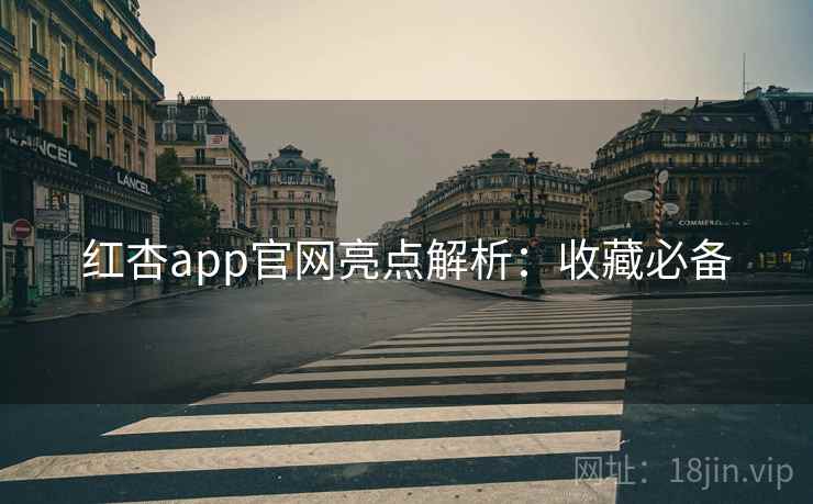 红杏app官网亮点解析：收藏必备